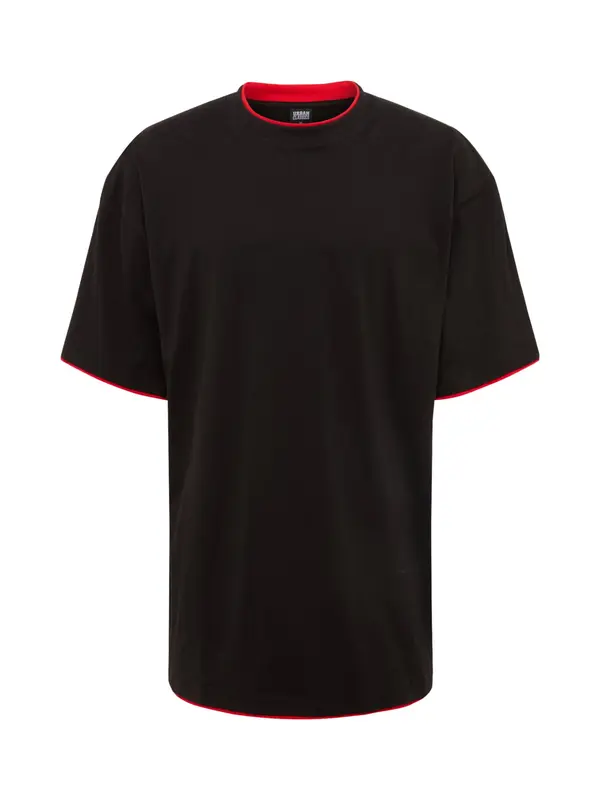 Urban Classics Big & Tall Urban Classics Big & Tall Majica  crvena / crna