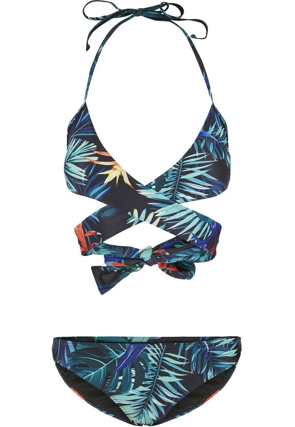 Urban Classics Urban Classics Bikini  plava / petrol / pastelno zelena / tamno narančasta / crna