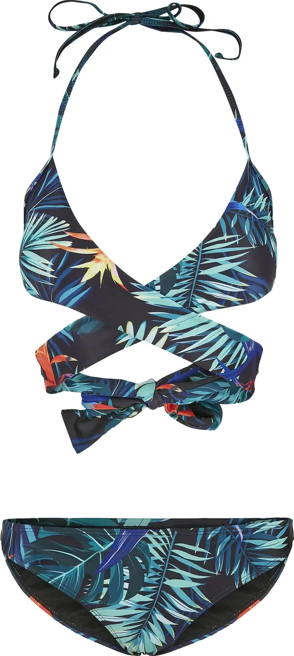 Urban Classics Urban Classics Bikini  plava / petrol / pastelno zelena / tamno narančasta / crna