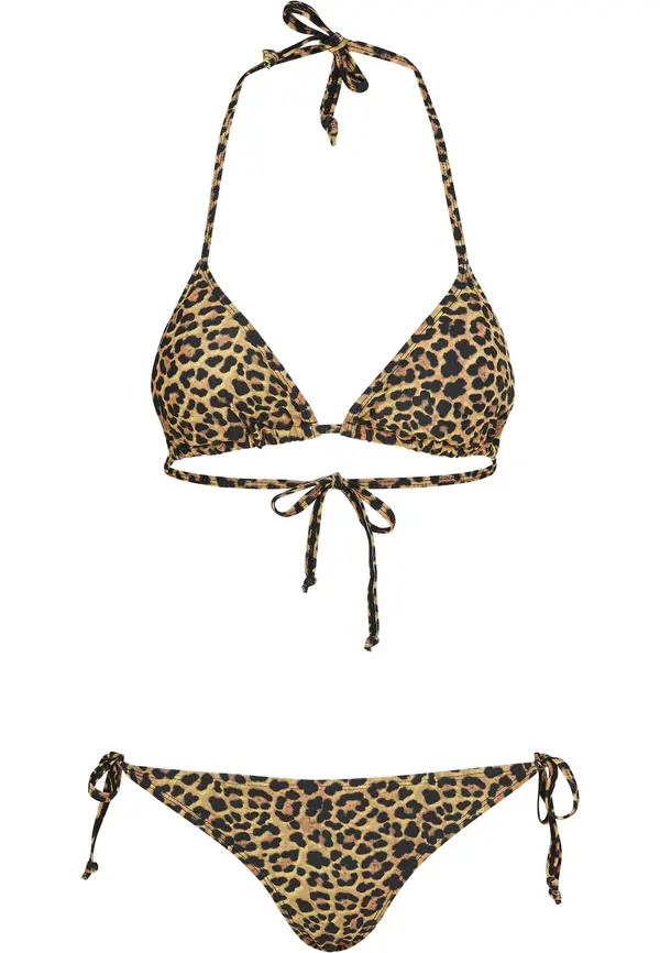 Urban Classics Urban Classics Bikini  smeđa / senf / crna