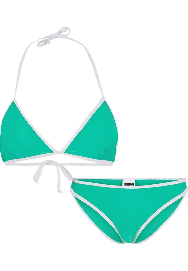 Urban Classics Urban Classics Bikini  zelena / bijela