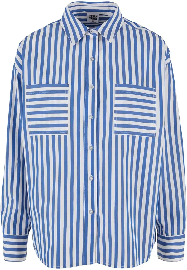 Urban Classics Urban Classics Bluza  azur / bijela