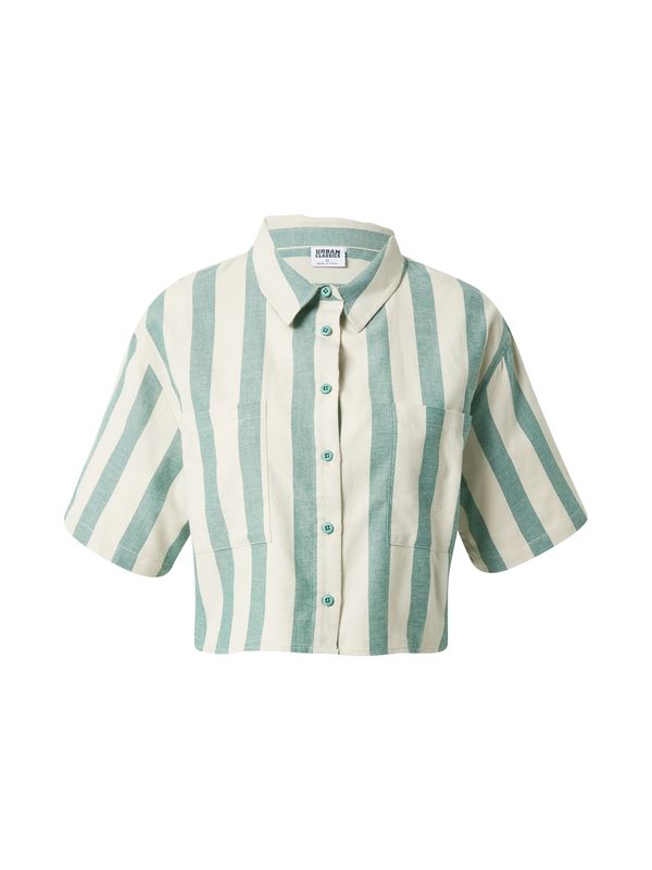 Urban Classics Urban Classics Bluza  boja pijeska / zelena