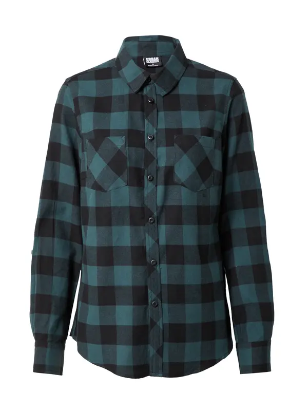 Urban Classics Urban Classics Bluza  cijan plava / crna