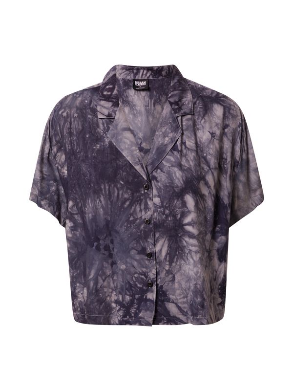 Urban Classics Urban Classics Bluza  kameno siva / ljubičasto plava