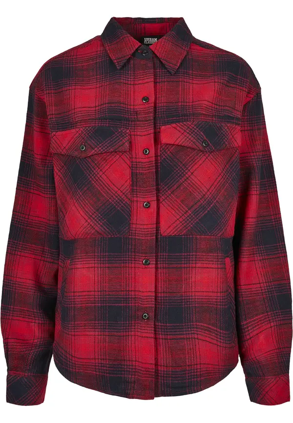 Urban Classics Urban Classics Bluza  noćno plava / crvena