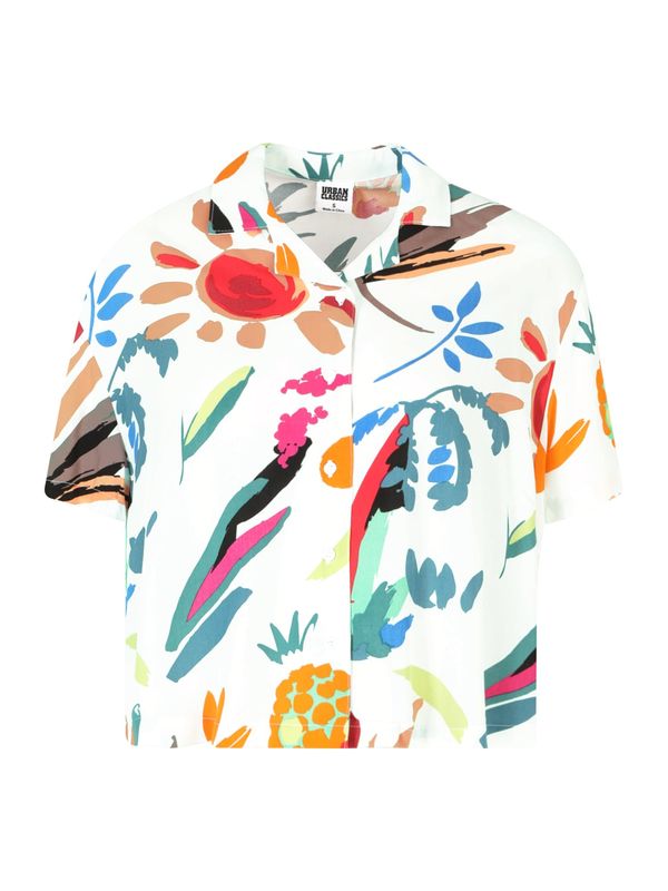 Urban Classics Urban Classics Bluza  plava / roza / crvena / bijela