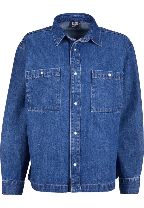 Urban Classics Urban Classics Bluza  plavi traper