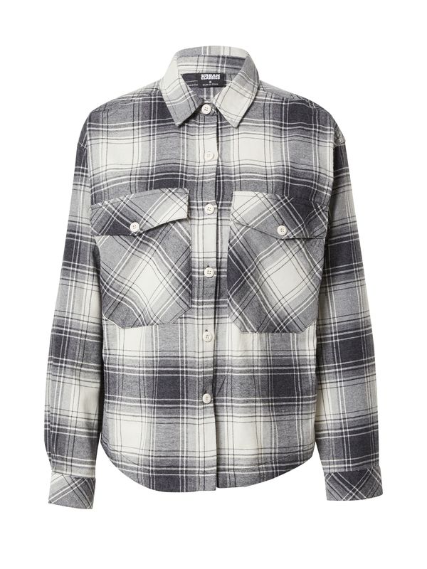 Urban Classics Urban Classics Bluza  siva melange / crna / prljavo bijela