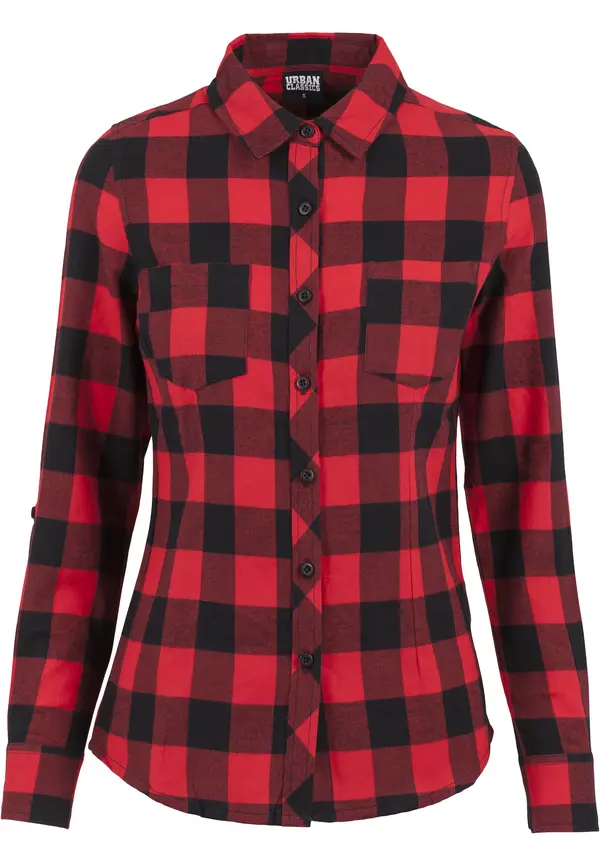 Urban Classics Urban Classics Bluza  vatreno crvena / crna