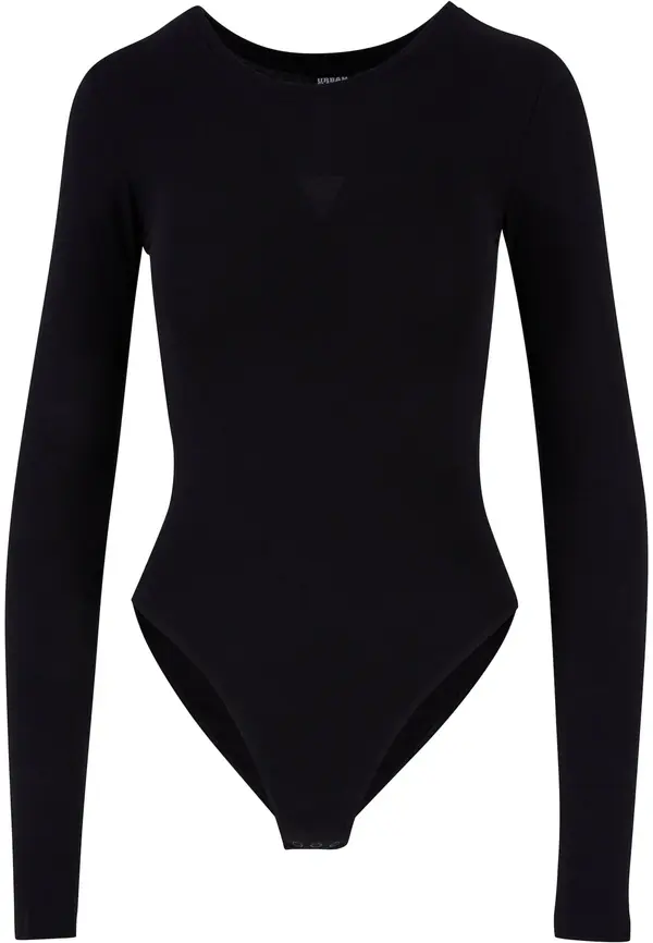 Urban Classics Urban Classics Bodi majica  crna