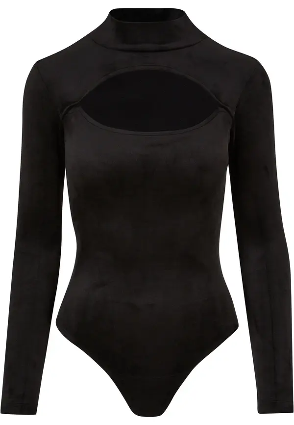 Urban Classics Urban Classics Bodi majica  crna