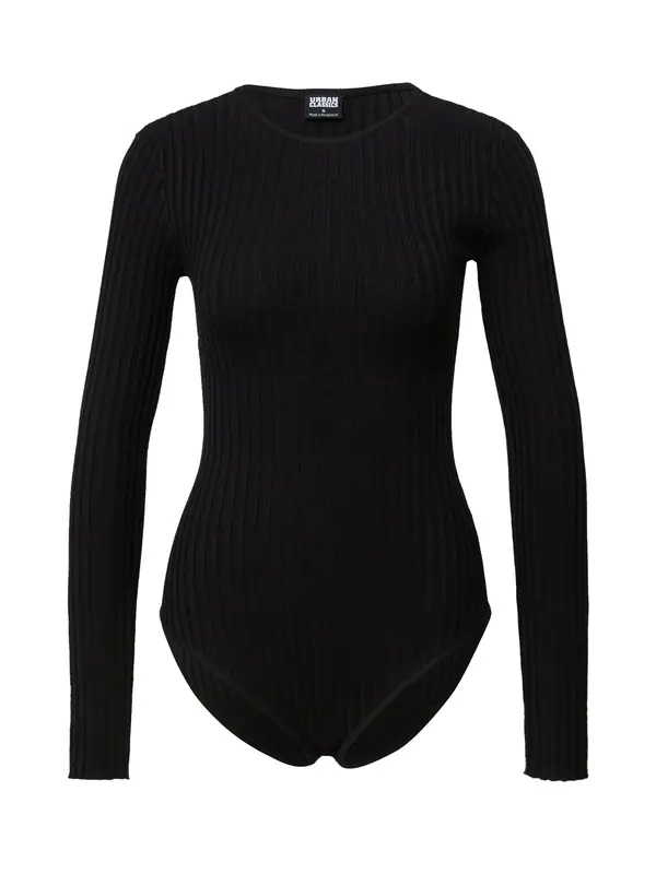 Urban Classics Urban Classics Bodi majica  crna