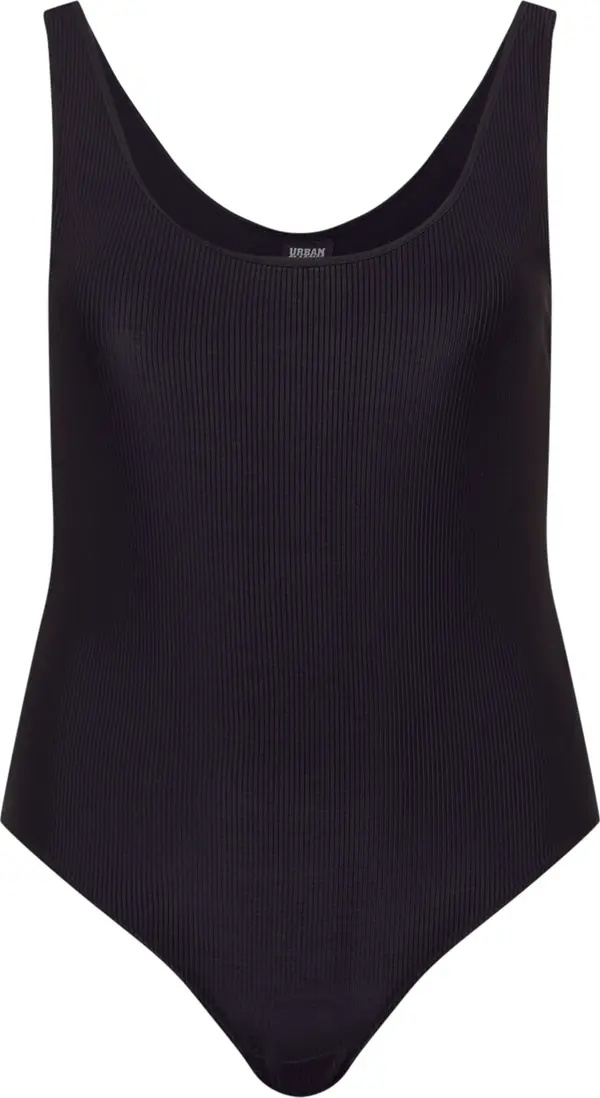 Urban Classics Urban Classics Bodi majica  crna
