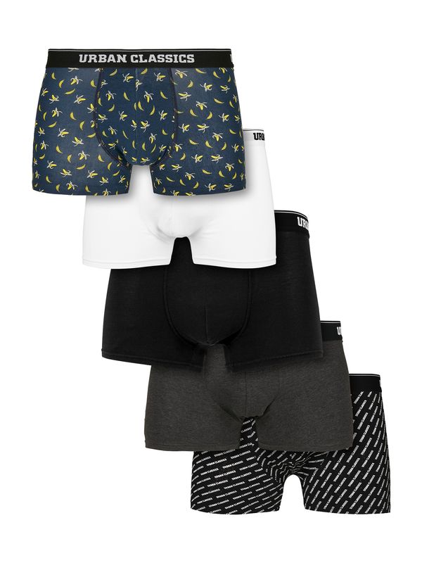 Urban Classics Urban Classics Bokserice  kobalt plava / svijetložuta / antracit siva / crna / bijela