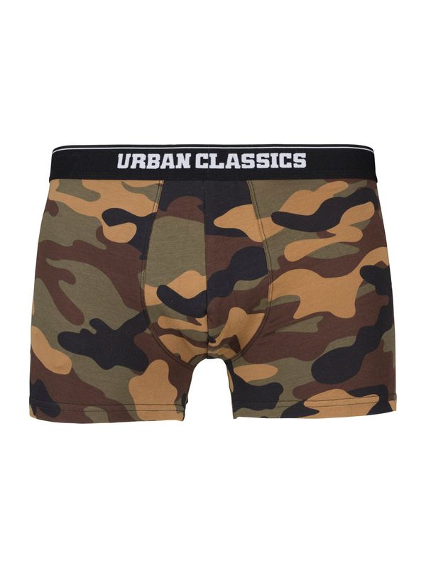 Urban Classics Urban Classics Bokserice  smeđa / maslinasta / crna