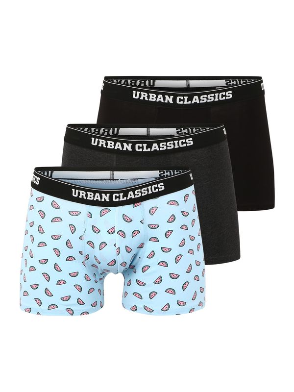 Urban Classics Urban Classics Bokserice  svijetloplava / antracit siva / roza / crna