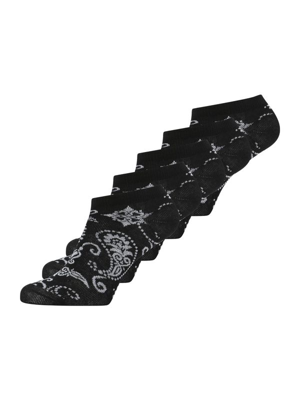 Urban Classics Urban Classics Čarape 'Bandana'  crna / prljavo bijela