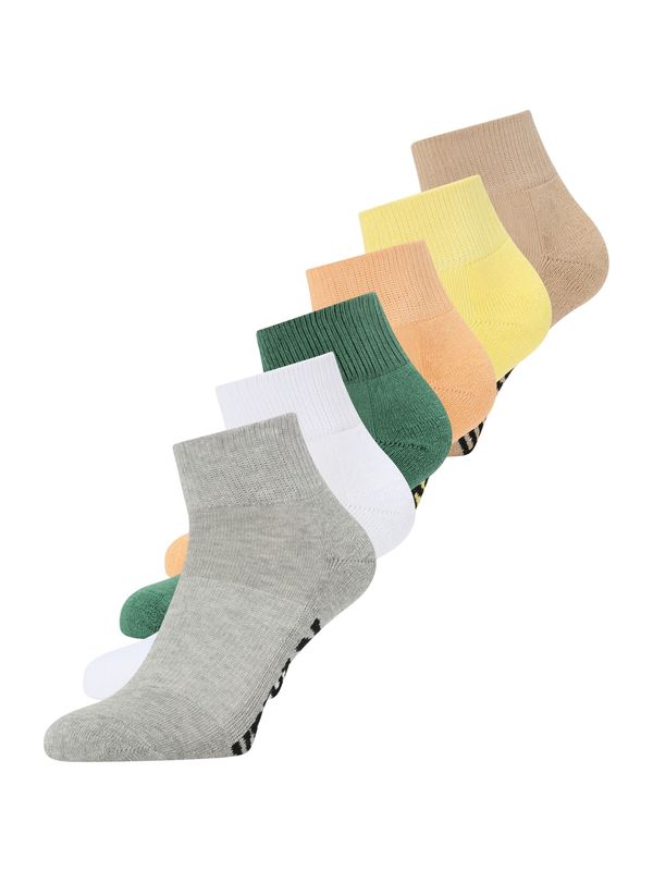 Urban Classics Urban Classics Čarape  žuta / siva melange / tamno zelena / bijela