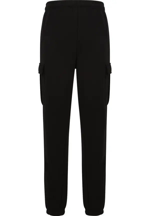 Urban Classics Urban Classics Cargo hlače 'Light Terry'  crna