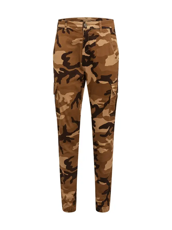 Urban Classics Urban Classics Cargo hlače  smeđa / cappuccino / svijetlosmeđa / tamno smeđa