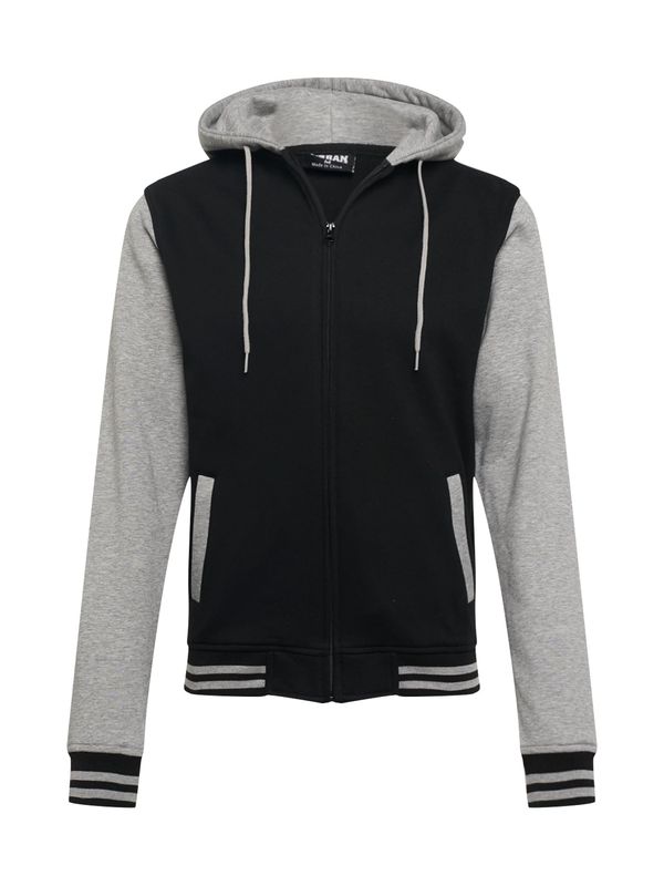 Urban Classics Urban Classics Gornji dio trenirke  siva melange / crna