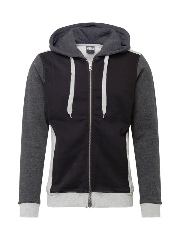 Urban Classics Urban Classics Gornji dio trenirke  siva / tamo siva / crna