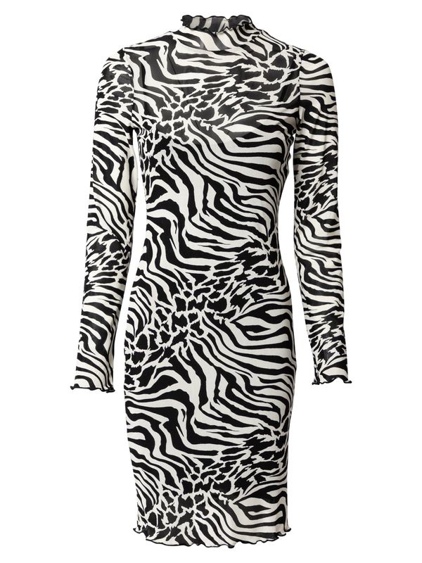 Urban Classics Urban Classics Haljina  crna / bijela