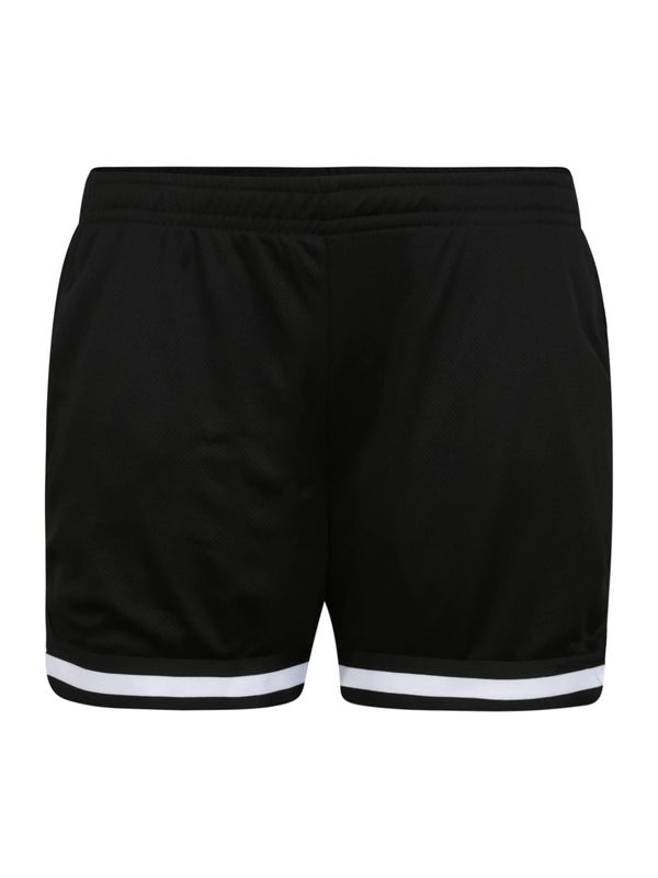 Urban Classics Urban Classics Hlače  crna / bijela