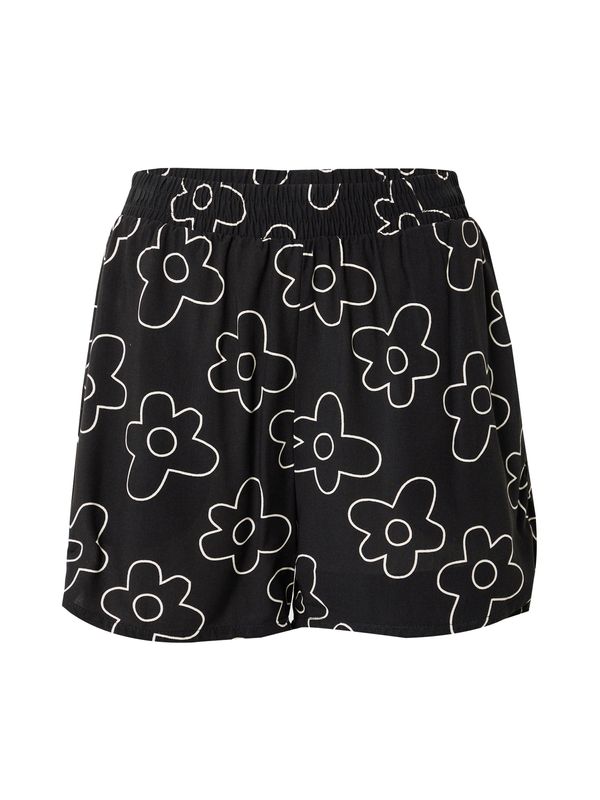 Urban Classics Urban Classics Hlače  crna / bijela