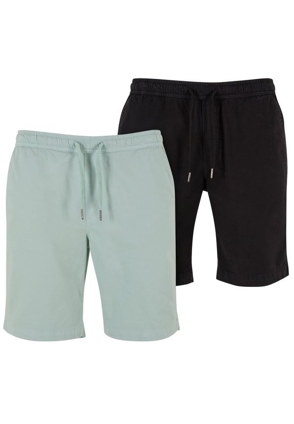 Urban Classics Urban Classics Hlače  menta / crna