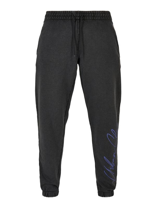 Urban Classics Urban Classics Hlače  plava / crna / bijela