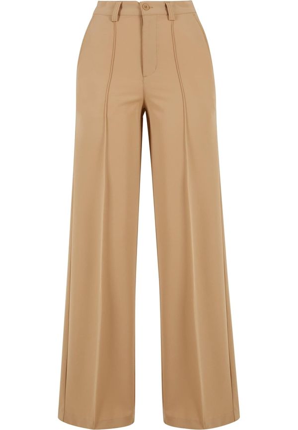 Urban Classics Urban Classics Hlače s naborima  tamno bež