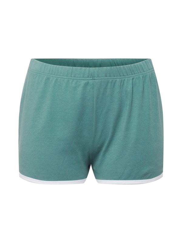 Urban Classics Urban Classics Hlače  žad / bijela