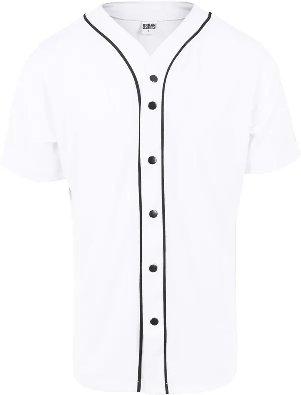 Urban Classics Urban Classics Košulja 'Baseball'  bijela