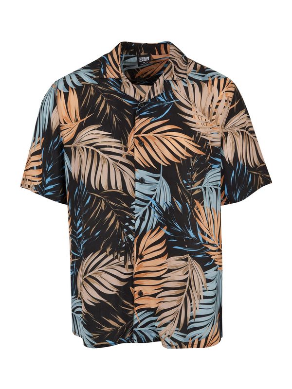 Urban Classics Urban Classics Košulja  bež / boja devine dlake (camel) / sivkasto plava / crna