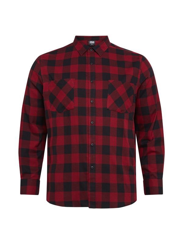 Urban Classics Urban Classics Košulja  burgund / crna