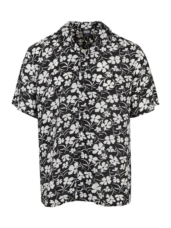 Urban Classics Urban Classics Košulja  crna / bijela