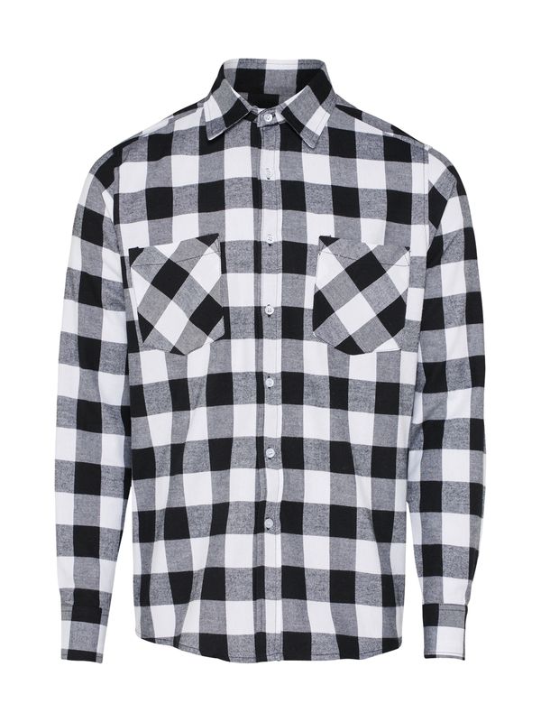 Urban Classics Urban Classics Košulja  crna / bijela