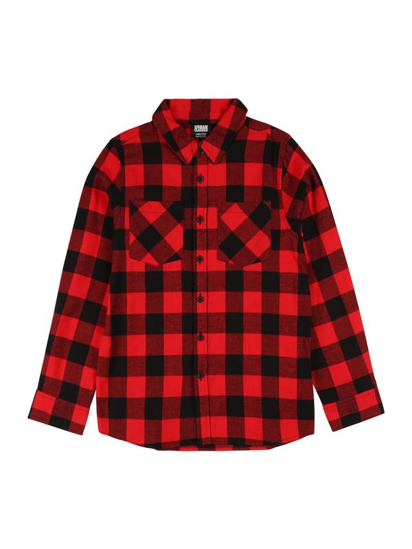 Urban Classics Urban Classics Košulja  crvena / crna