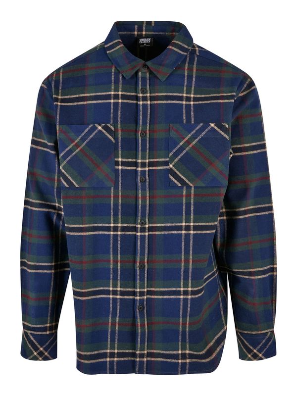 Urban Classics Urban Classics Košulja 'Mountain'  tamno plava / tamno zelena / tamno crvena / bijela