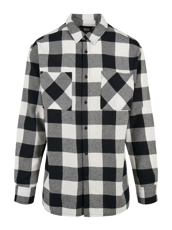 Urban Classics Urban Classics Košulja  siva / crna / bijela