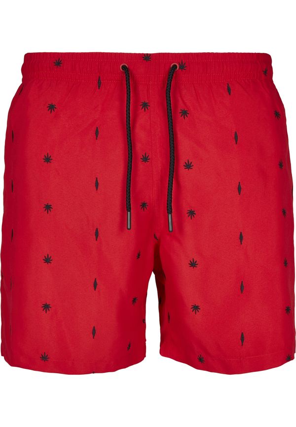 Urban Classics Urban Classics Kupaće hlače  crvena / crna