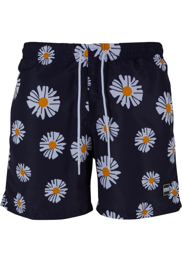 Urban Classics Urban Classics Kupaće hlače  mornarsko plava / med / bijela