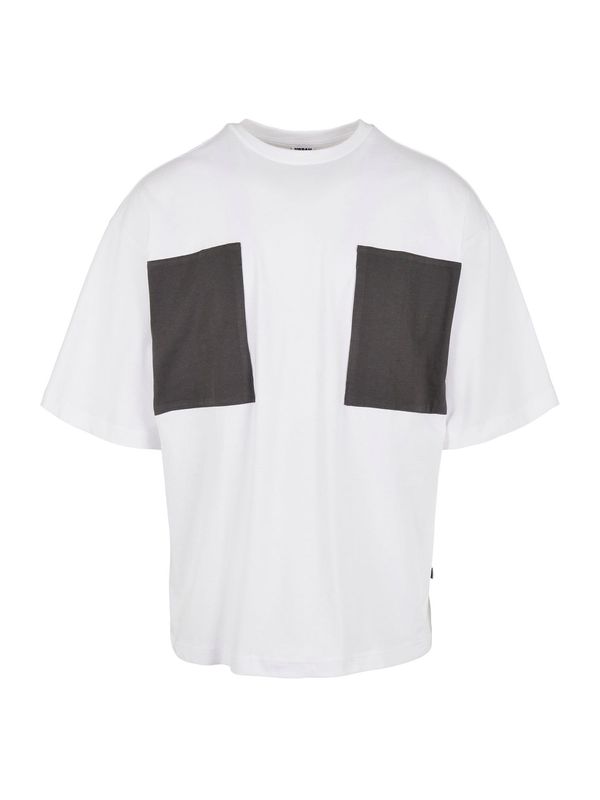 Urban Classics Urban Classics Majica  antracit siva / bijela