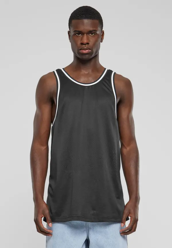 Urban Classics Urban Classics Majica  crna / bijela