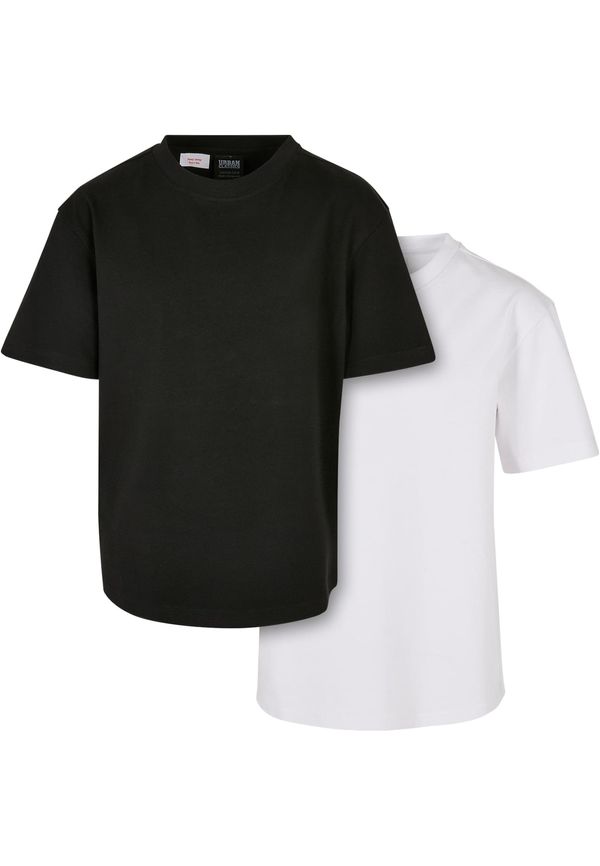 Urban Classics Urban Classics Majica  crna / bijela