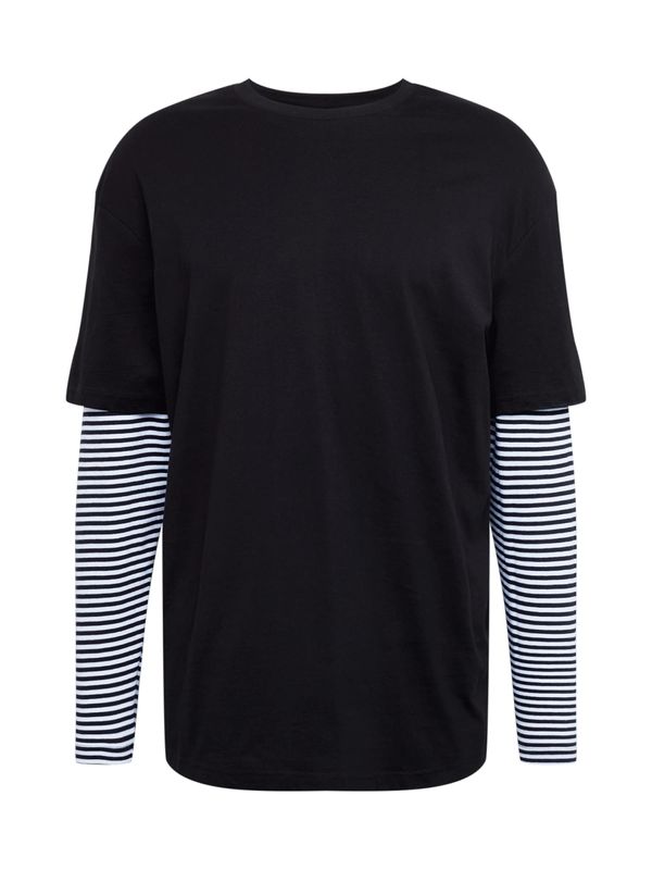 Urban Classics Urban Classics Majica  crna / bijela