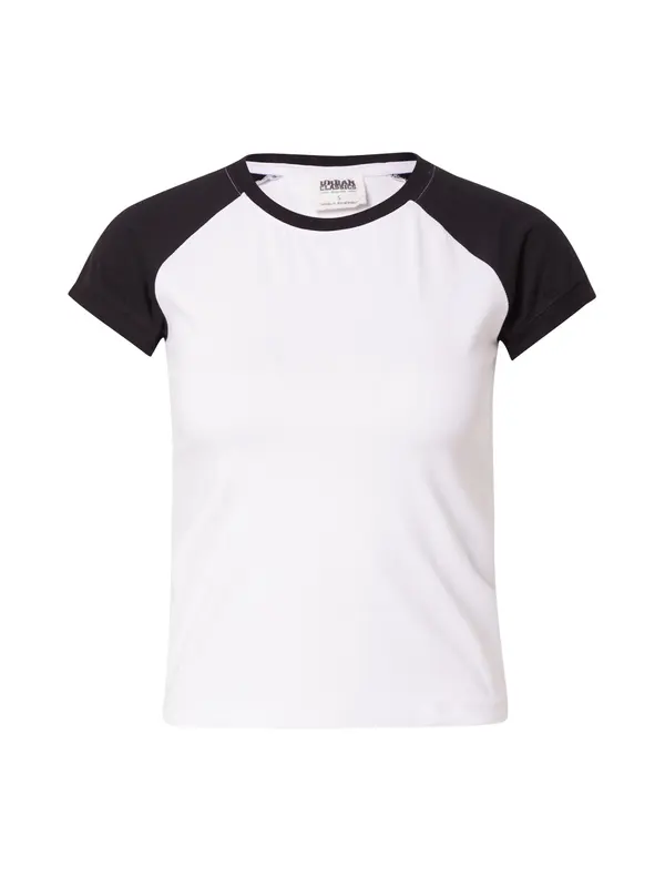 Urban Classics Urban Classics Majica  crna / bijela