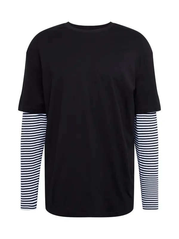 Urban Classics Urban Classics Majica  crna / bijela
